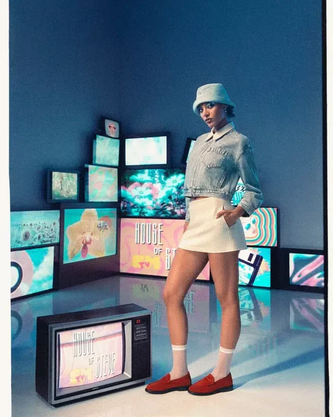 Glacia denimjacka ljusgrå