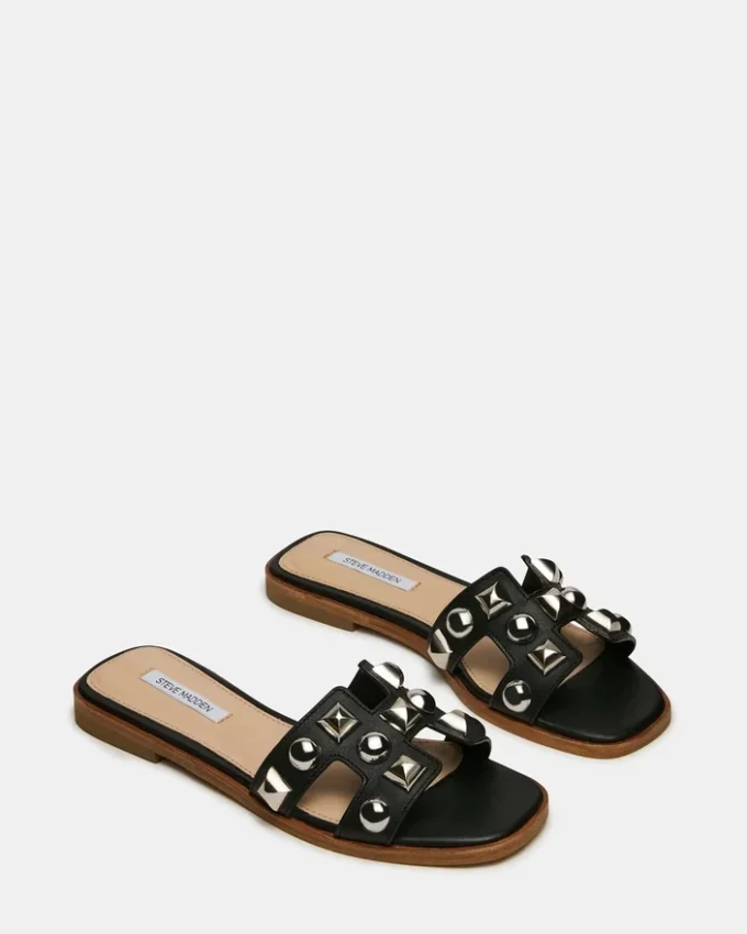 Hadyn Studs svart läder