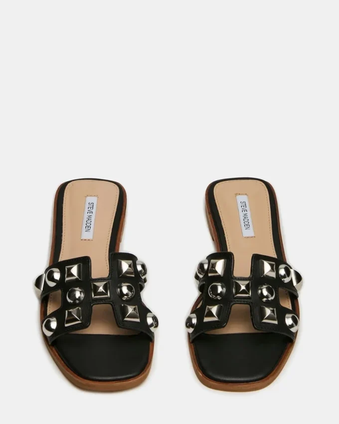 Hadyn Studs svart läder