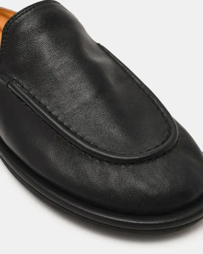 Harrington svart läder