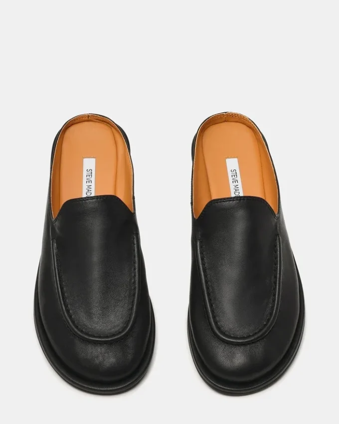 Harrington svart läder