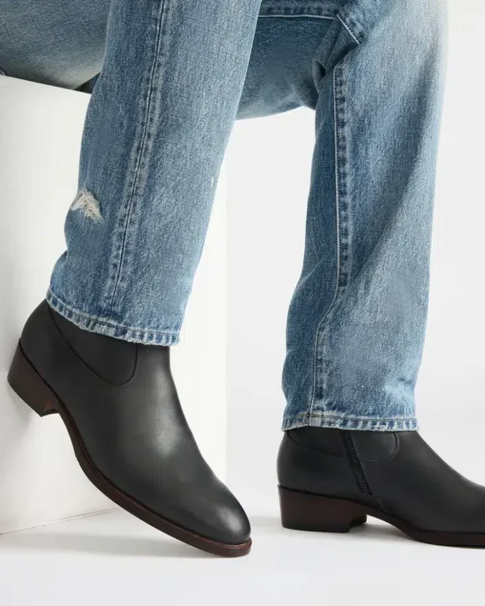 Hendrik svart läder Hendrik svart läder