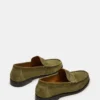 Huckle Green Suede