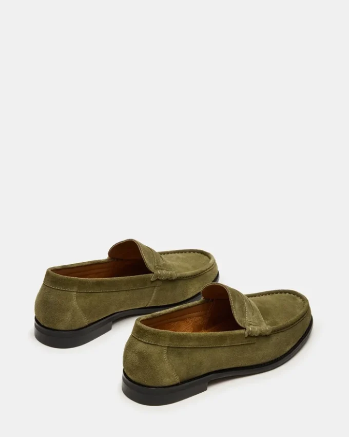 Huckle Green Suede