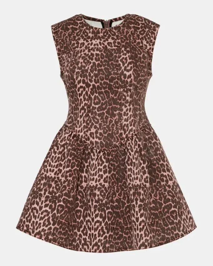 Irinna-klänning med Hot Spots-tryck