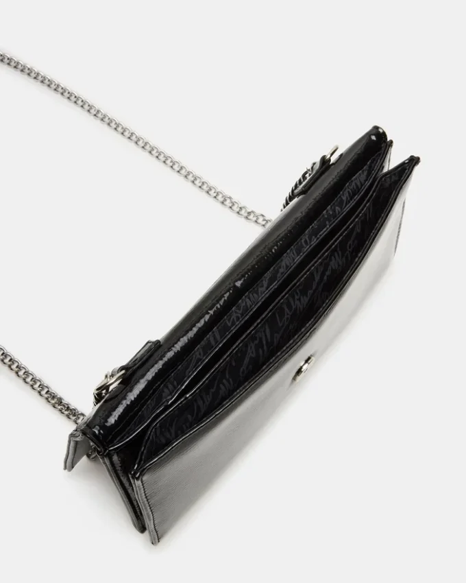 Juliana-väska i svart lack