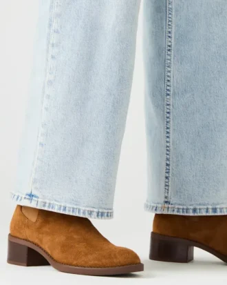 Kaplan kamel färgad mocka