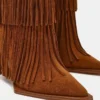Kinzee Fringe Chestnut Suede Kinzee Fringe Chestnut Suede
