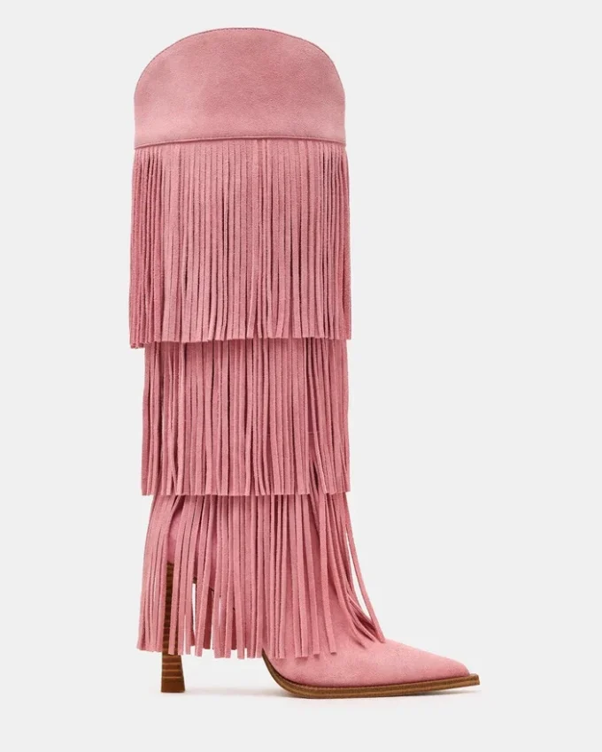 Kinzee Fringe rosa mocka Kinzee Fringe rosa mocka