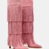Kinzee Fringe rosa mocka Kinzee Fringe rosa mocka