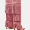 Kinzee Fringe rosa mocka Kinzee Fringe rosa mocka