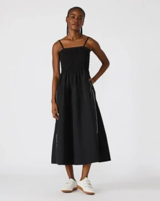 Kit-klänning svart/vit