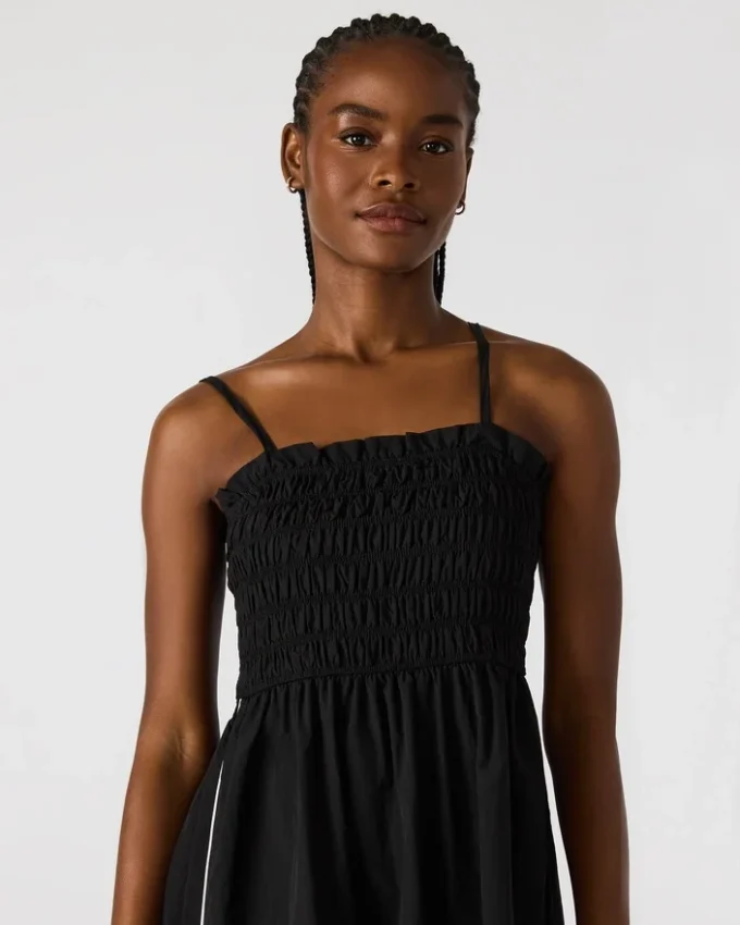 Kit-klänning svart/vit