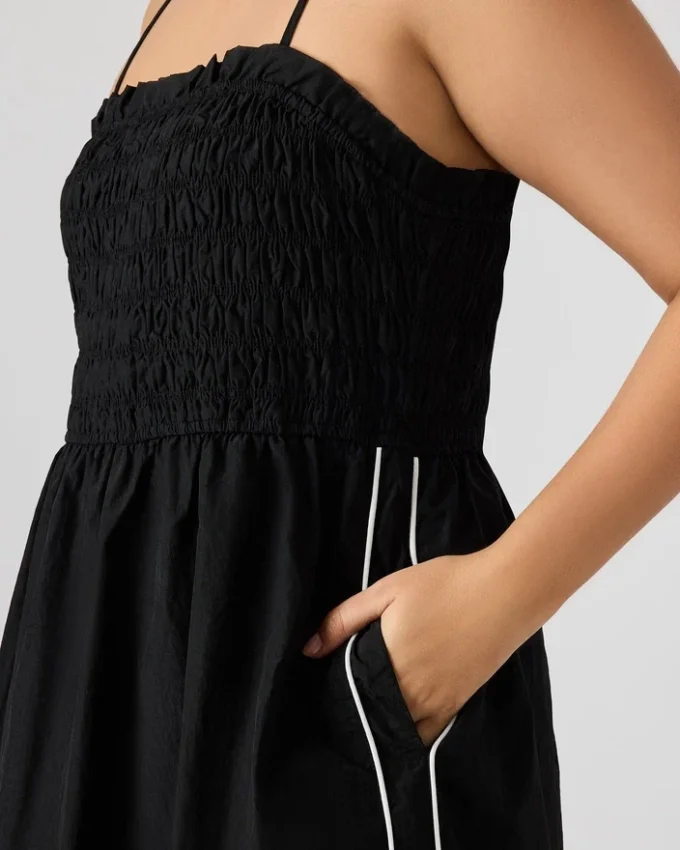 Kit-klänning svart/vit