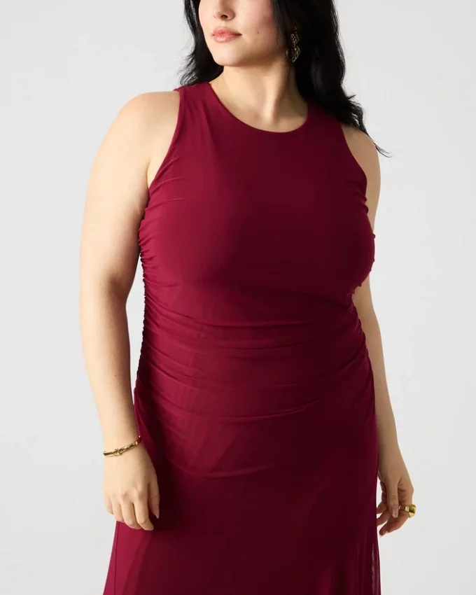 Laney-klänning röd