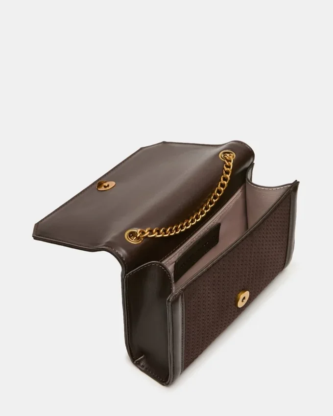 Larisa vävd väska i chokladbrunt Larisa vävd väska i chokladbrunt