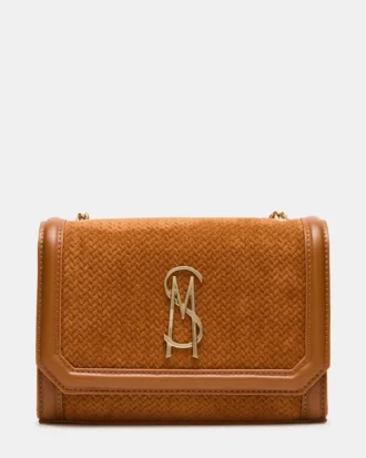 Larisa vävd väska i tobaksfärg