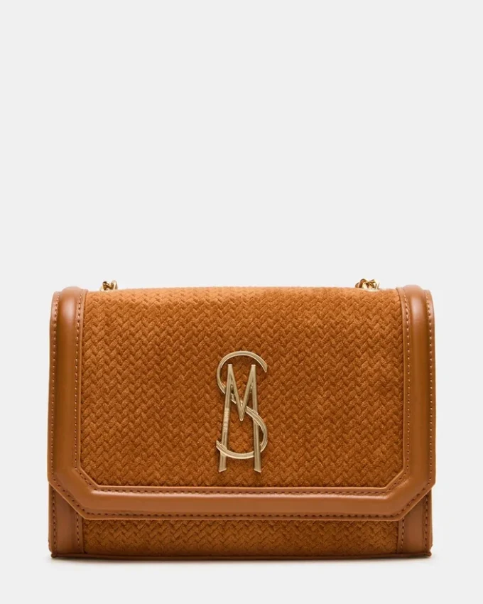 Larisa vävd väska i tobaksfärg