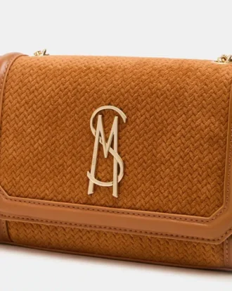 Larisa vävd väska i tobaksfärg