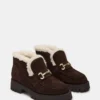 Leon Faux Fur Chokladbrunt Mocka