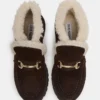Leon Faux Fur Chokladbrunt Mocka