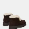 Leon Faux Fur Chokladbrunt Mocka
