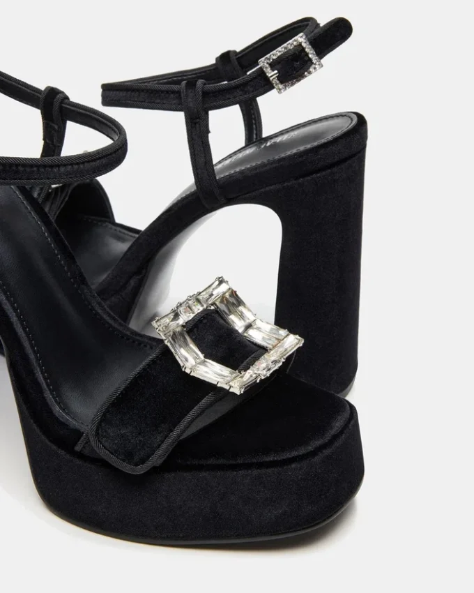 Liandra Buckle Black Velvet Liandra Buckle Black Velvet