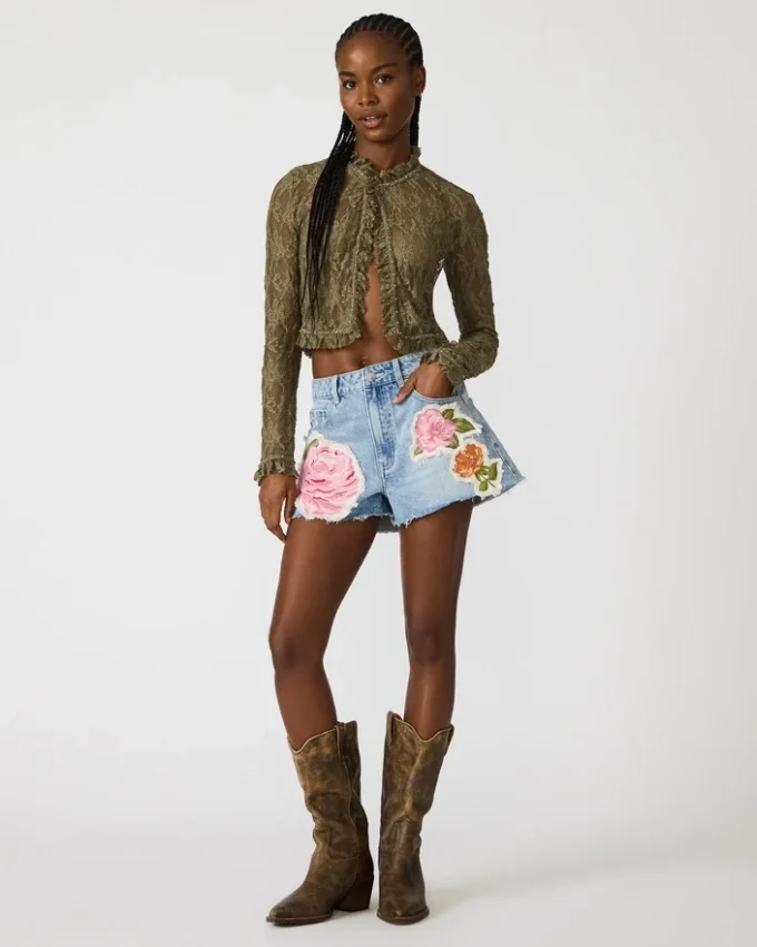 Linden-top i berggrön