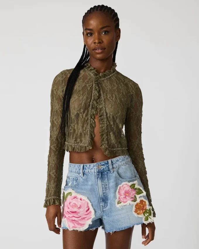 Linden-top i berggrön