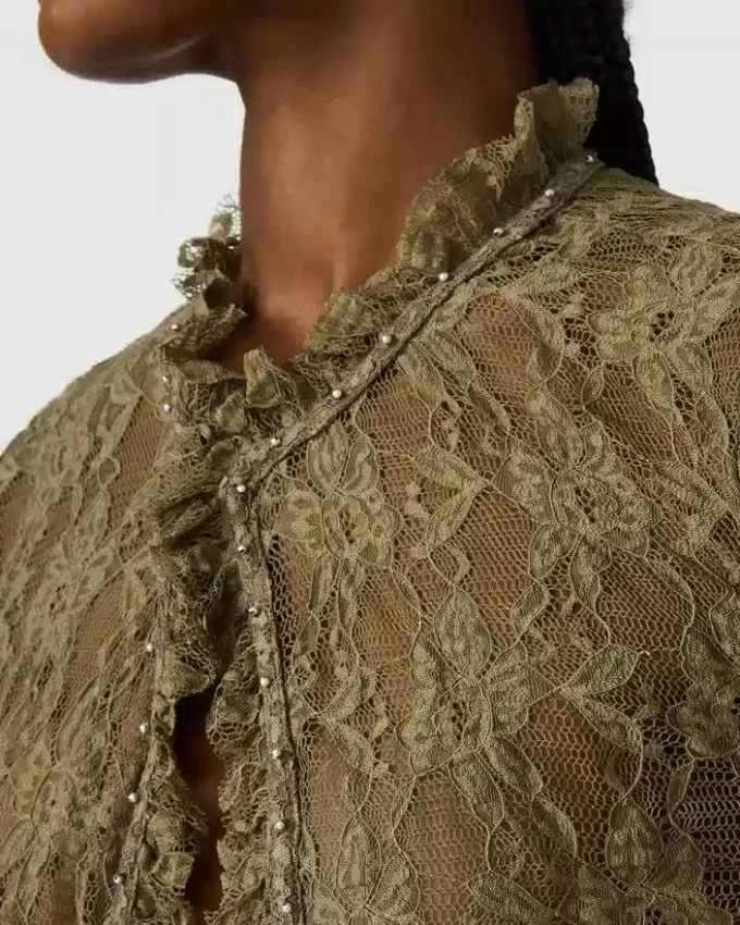 Linden-top i berggrön