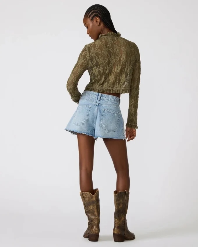 Linden-top i berggrön