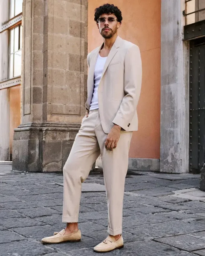 Logan taupe-färgat mocka Logan taupe-färgat mocka