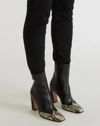 Lyle svart läder med orm