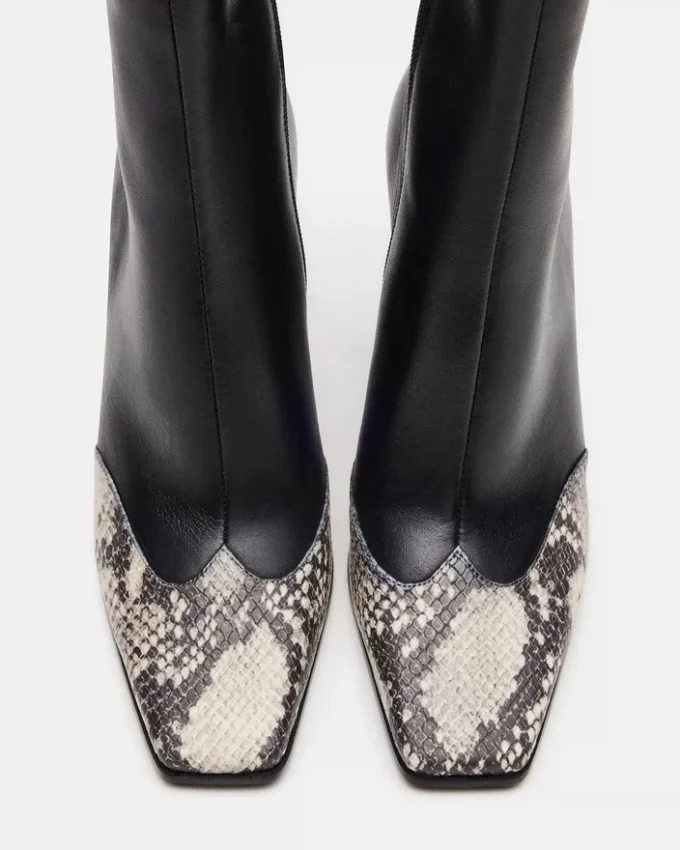 Lyle svart läder med orm