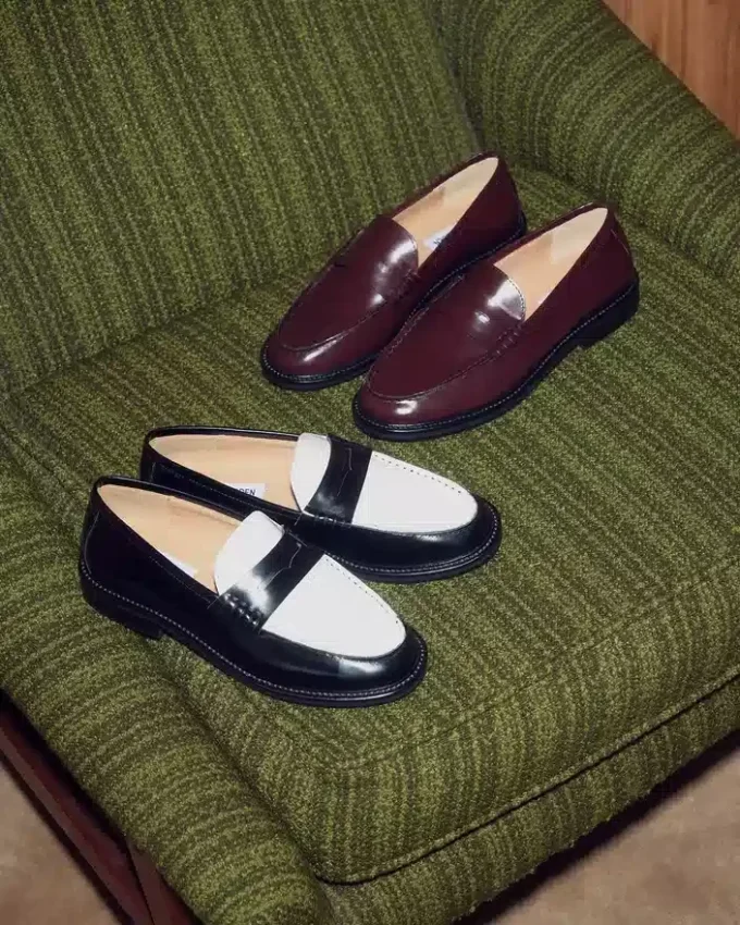 Madison burgundy box läder