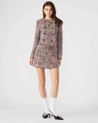 Mattea-kjol Röd Multi