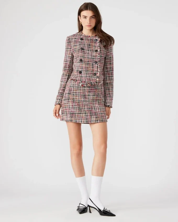 Mattea-kjol Röd Multi Mattea-kjol Röd Multi