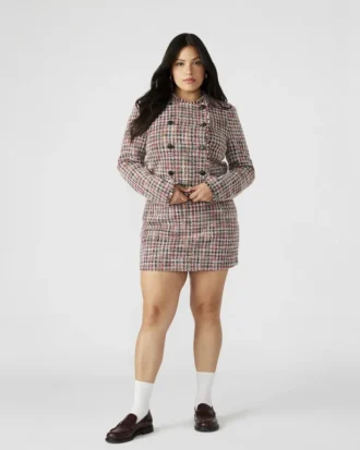 Mattea-kjol Röd Multi