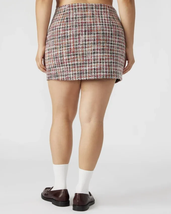 Mattea-kjol Röd Multi Mattea-kjol Röd Multi