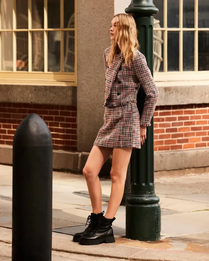 Mattea-kjol Röd Multi Mattea-kjol Röd Multi