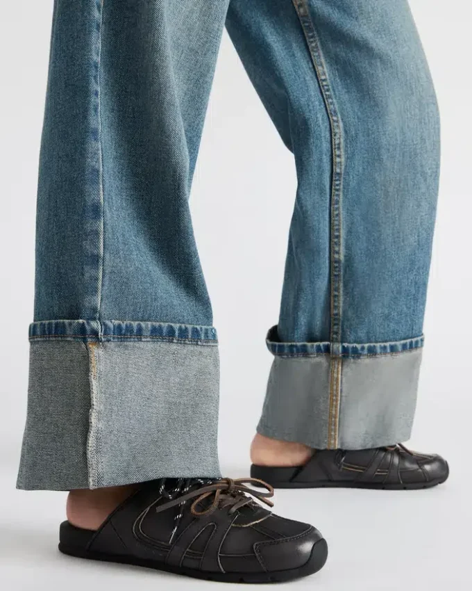 Maysa Black Distressed