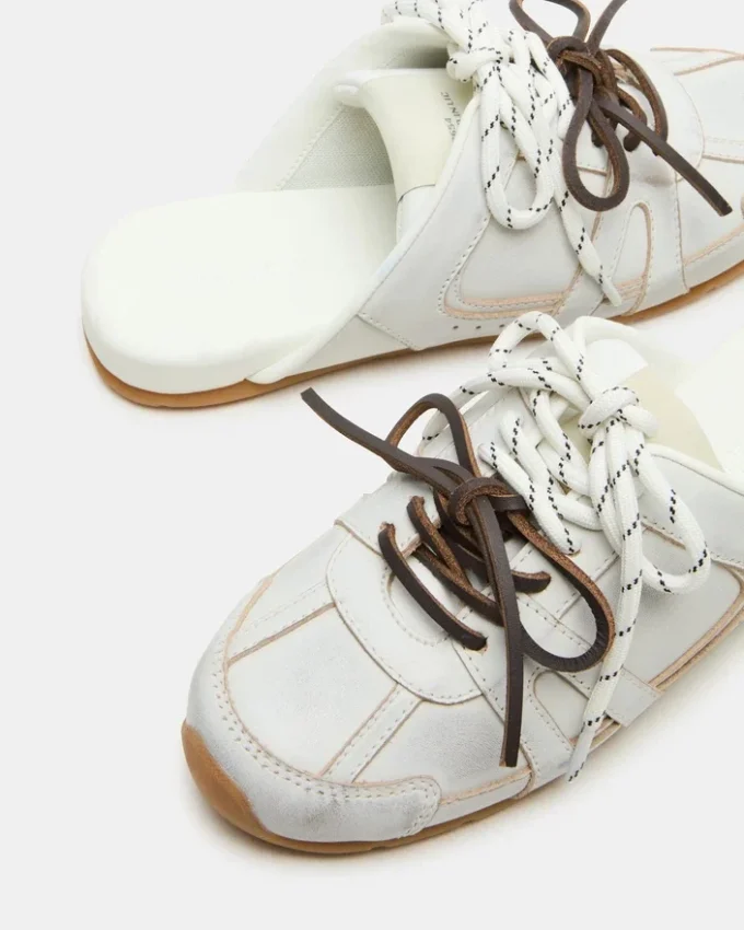 Maysa White Distressed