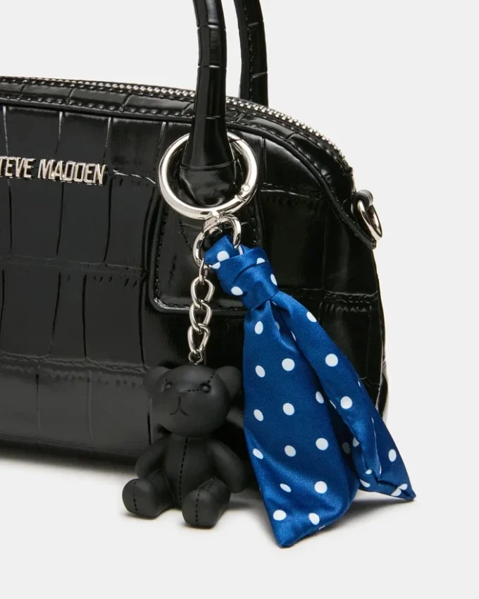 Melodie-väska i svart krokodill