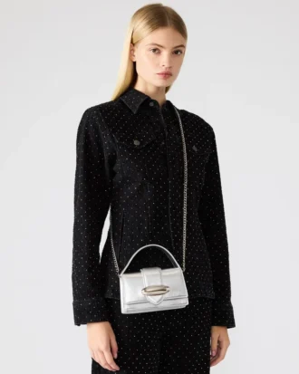 Mishell-väska Silver Disco