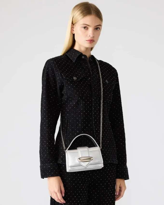 Mishell-väska Silver Disco