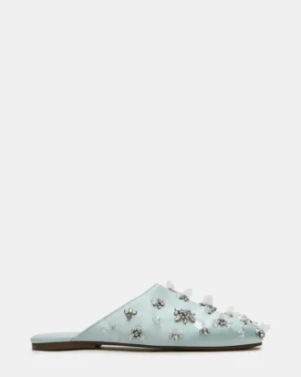 Pearson Blå satin med strass