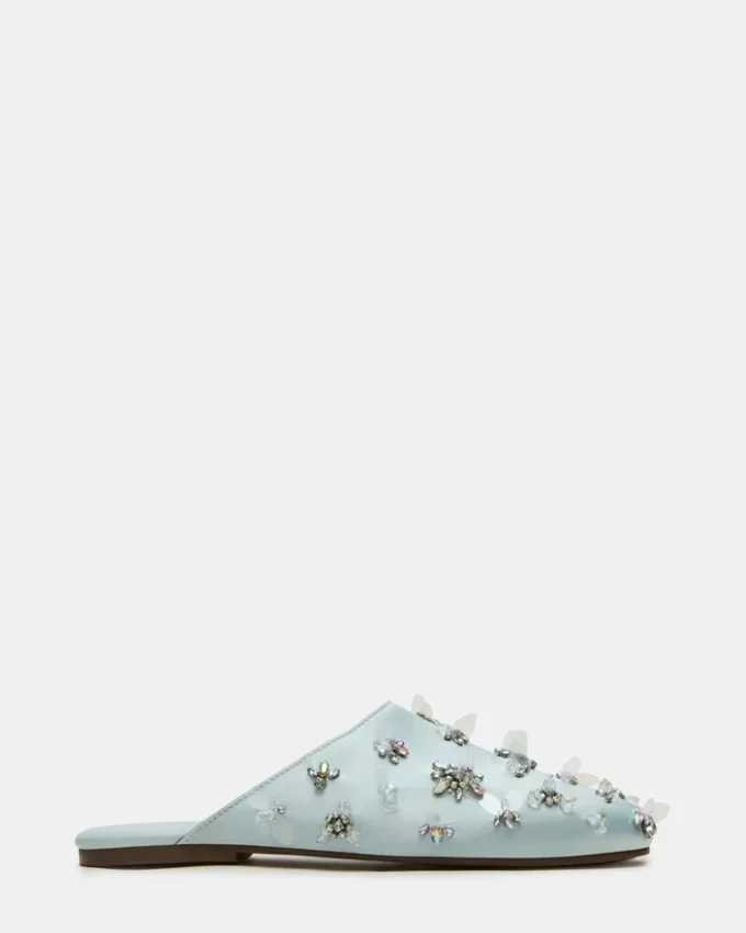 Pearson Blå satin med strass