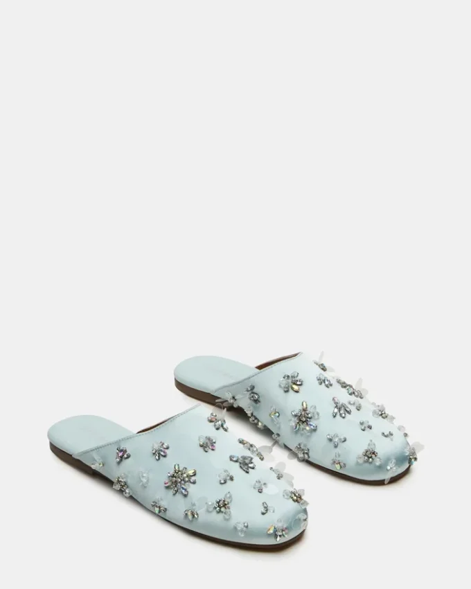 Pearson Blå satin med strass