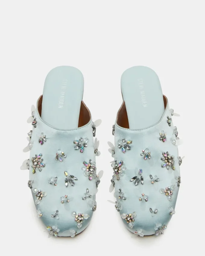 Pearson Blå satin med strass