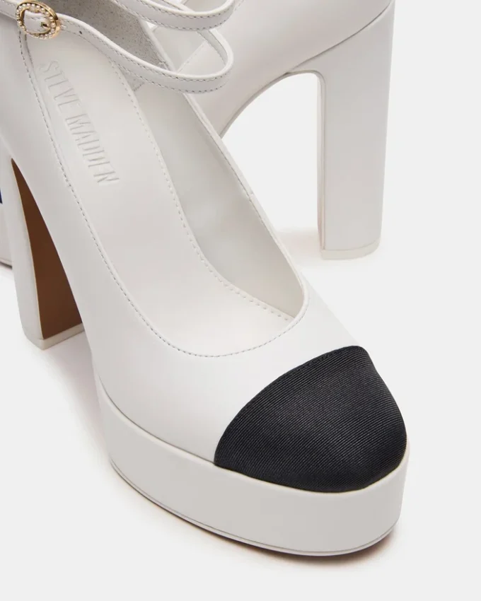 Peyton vitt läder Peyton vitt läder